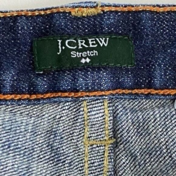 J. Crew Matchstick stretch cropped capri jeans size 28 Style 25679 21" insean - Picture 8 of 13